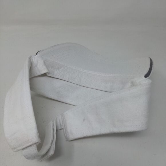 St. Kitts & Nevis Men's Strapback Sun Visor Cap Hat White Size 58CM Embroidered - Picture 6 of 7